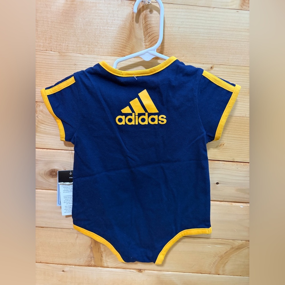 New Vintage Embroidered LA Galaxy MLS Adidas Onsies - size 6-9 months - Picture 5 of 6